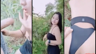 คลิปหลุดเย็ดเอ้าดอร์ คลิปหลุดน้องมินตรานัดเย็ดกับแฟนกลางป่า