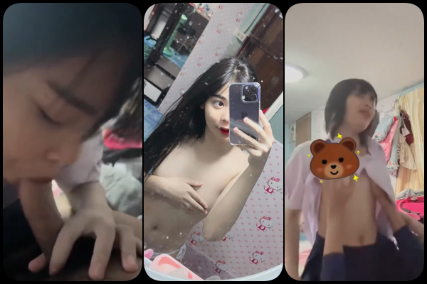 คลิปหลุดเย็ดนักเรียน นักเรียนโม๊กควยก่อนขึ้นขย่มมันส์ๆครางเสียวๆ